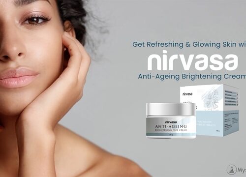 Dynamic Video Ad Showcasing Nirvasa Anti-Aging Face Brightening Cream